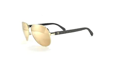 chanel 18ct gold sunglasses